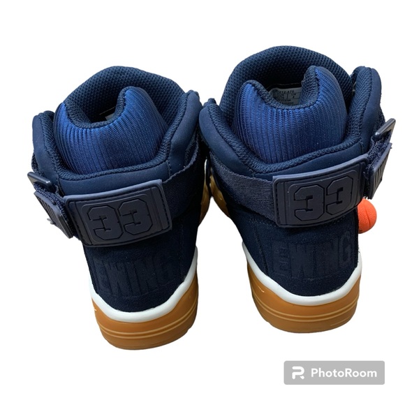 Patrick Ewing 33 Hi navy high top basketball shoes size 5 kids - Picture 3 of 7